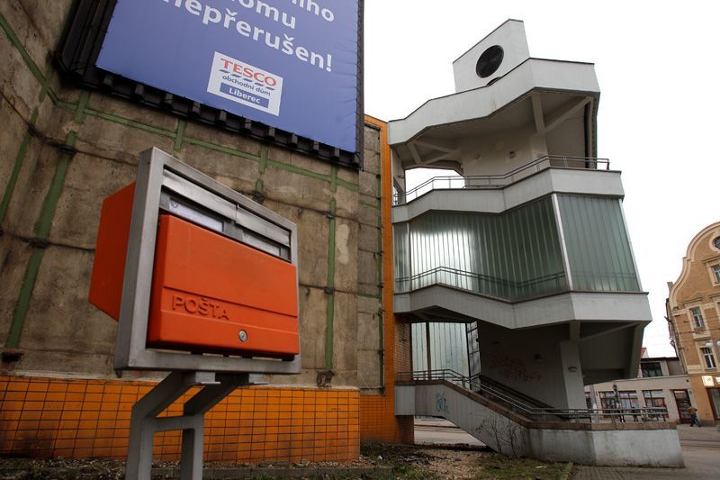 Obchodní dům Ještěd v Liberci před demolicí