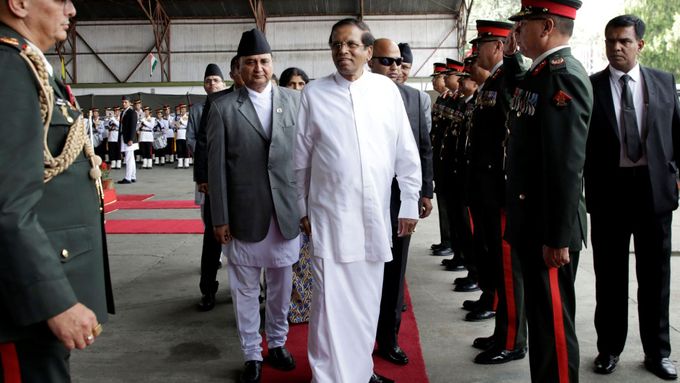Srílanský prezident Maithripal Sirisen.