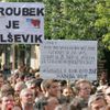 Demonstrace za odstoupení Paroubka