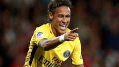 Neymar při debutu za PSG