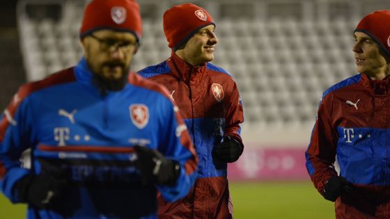 Podívejte se na fotky z dnešního tréninku české fotbalové reprezentace před pátečním utkáním kvalifikace na Mistrovství světa proti Norsku