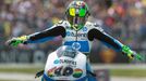 Kalex Moto2 rider Pol Espargaro of Spain celebrates after winning the Dutch Grand Prix in Assen June 29, 2013. REUTERS/Paul Vreeker/United Photos (NETHERLANDS - Tags: SPO