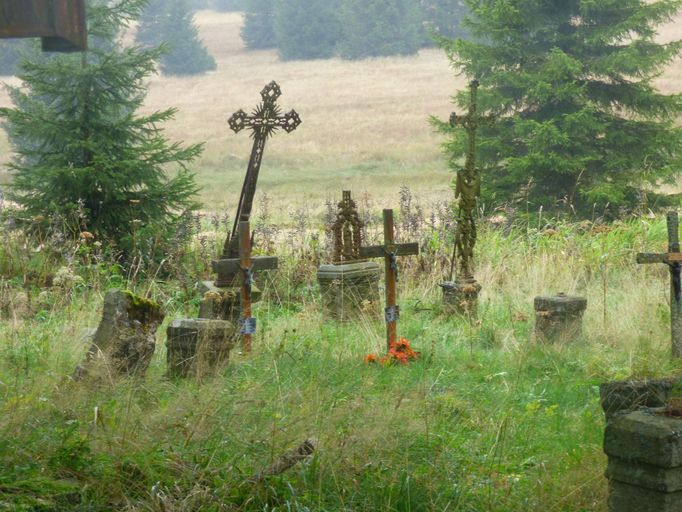 Nejjižnější hřbitov v ČR. Pohoří Šumava