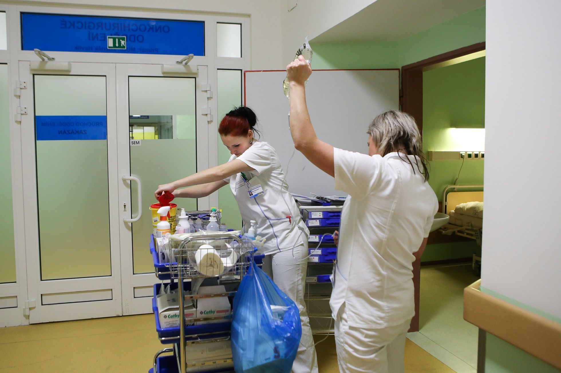 Noční služba v liberecké nemocnici