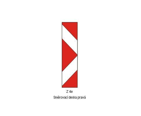 Směrovací deska pravá