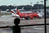 Letadlo mířilo z indonéské Surabaje do Singapuru.