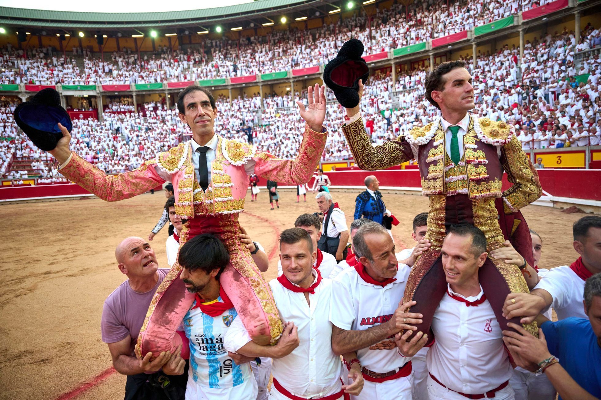 Španělsko, fiesta, korida, býčí zápasy, Pamplona