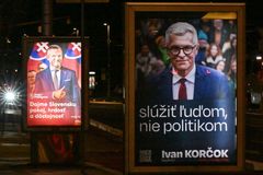Finalisté slovenských prezidentských voleb se v debatě vůči sobě silně vymezili