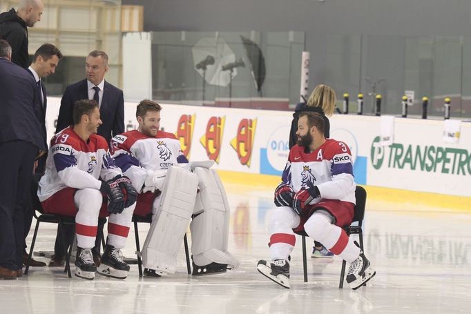 MS 2019, Česká hokejová reprezentace, týmové focení: Radko Gudas