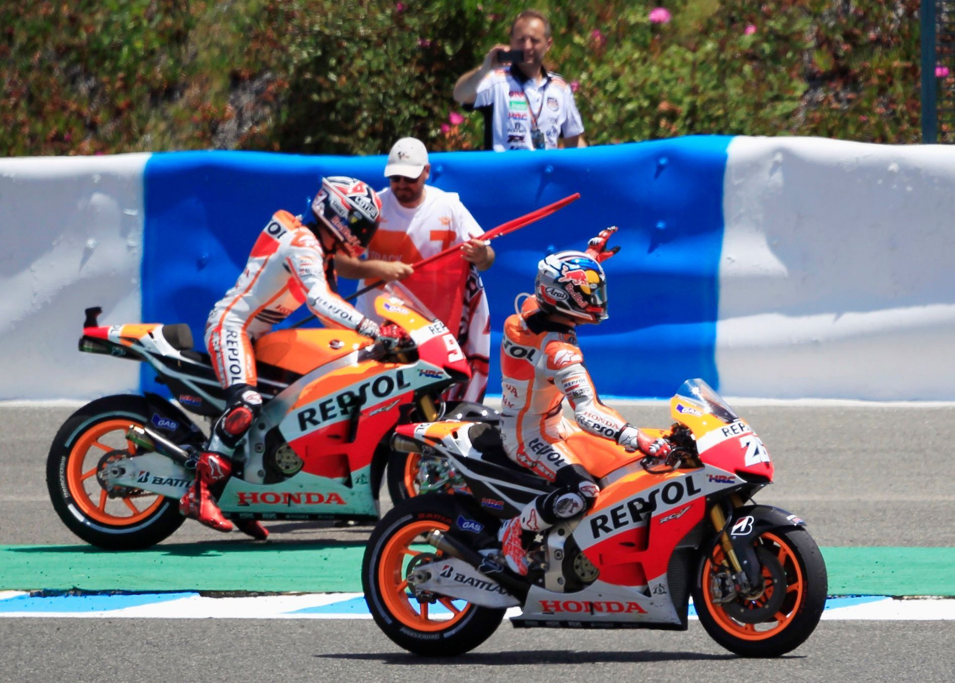 VC Španělska 2013, MotoGP: Dani Pedrsoa a Marc Marquez, Honda