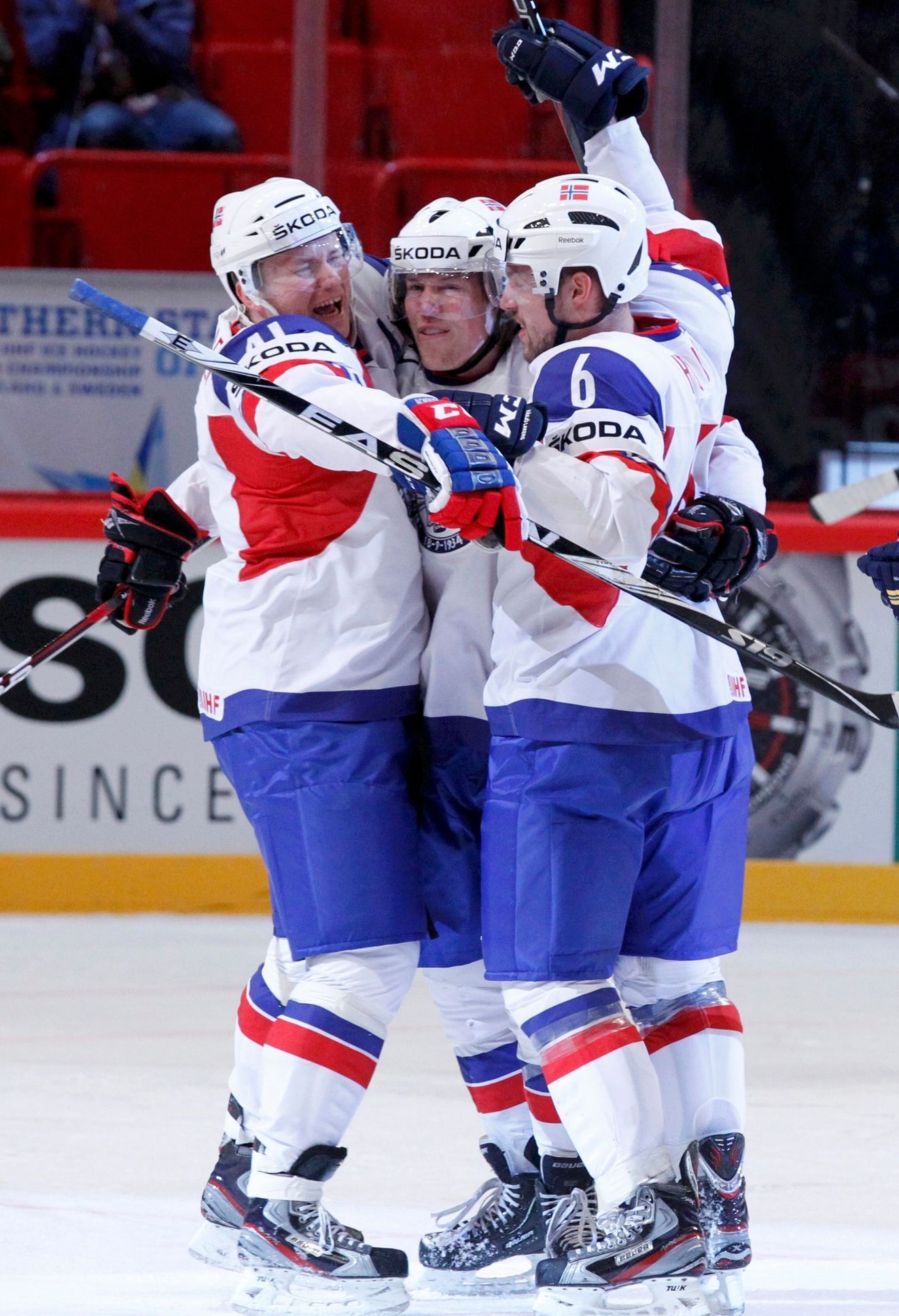 Radost Norska v utkání proti Česku