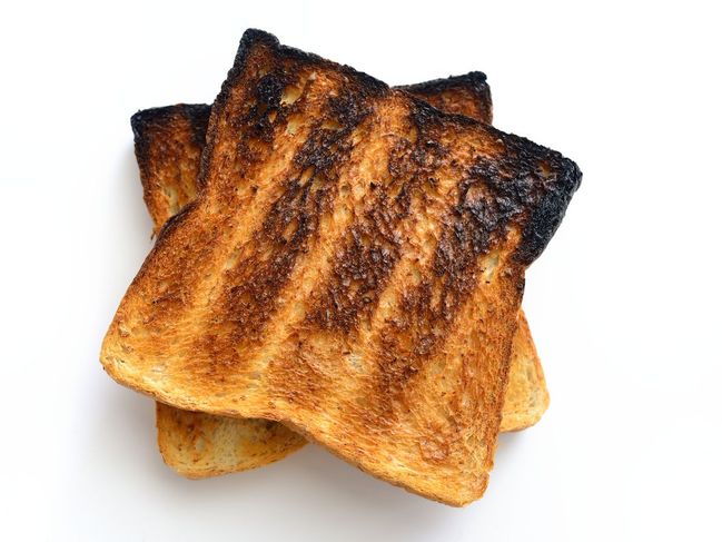 Připálený toast