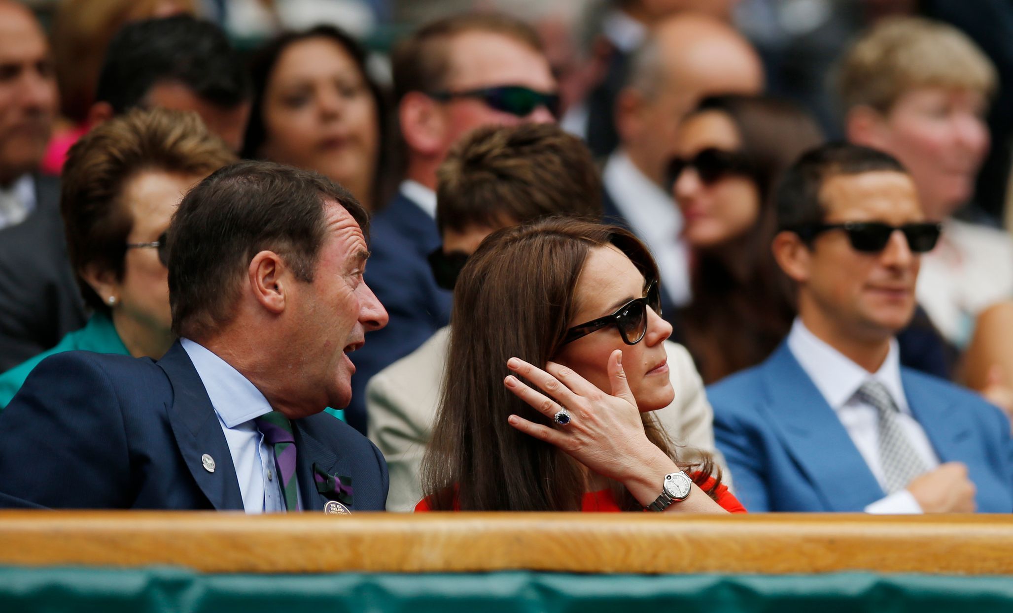 Wimbledon 2015: Catherine, vévodkyně z Cambridge (Kate Middleton)