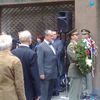 Pietní akt před budovou Českého rozhlasu