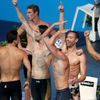 MS v plavání Barcelona: 4x100 m polohový závod, vítězná Francie