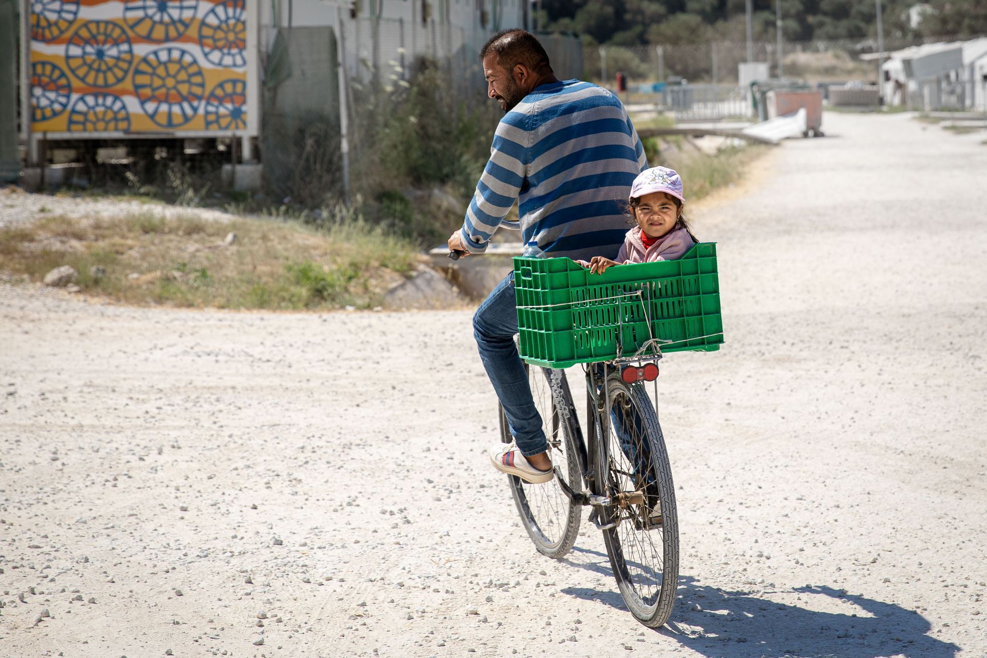 Uprchlický tábor Kara Tepe na ostrově Lesbos v Řecku, uprchlíci, migranti, uprchlická krize
