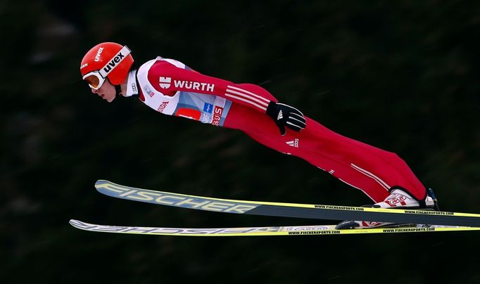 Německý skokan na lyžích Richard Freitag v této sezoně na vítězství v závodě Světového poháru stále čeká.