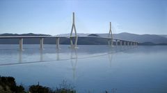 Most na Pelješac - vizualizace