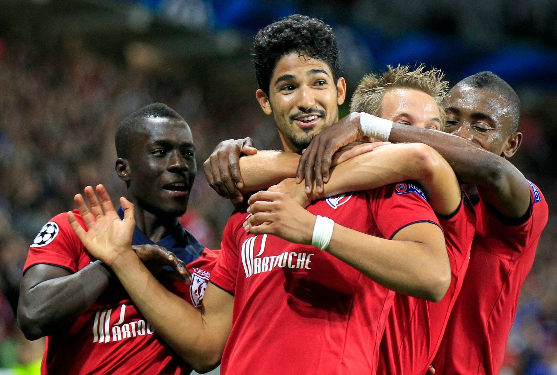 Radost fotbalistů Lille (de Melo)