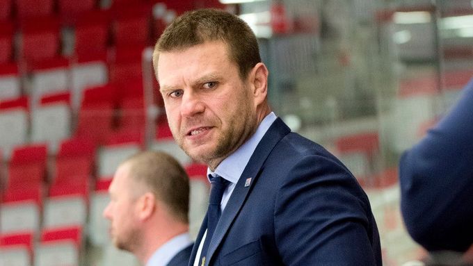 Přípravný zápas české hokejové reprezentace do osmnácti let v Třinci před mistrovstvím světa.