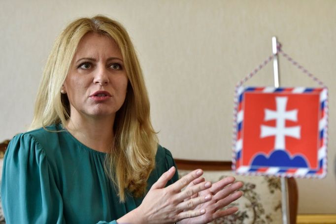 Slovenská prezidentka Zuzana Čaputová