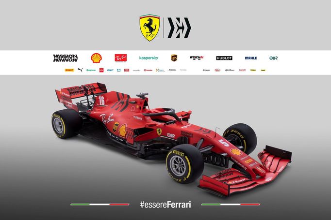 Monopost formule 1 Ferrari SF 1000 pro sezonu 2020