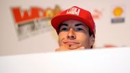 Nicky Hayden na tiskové konferenci.