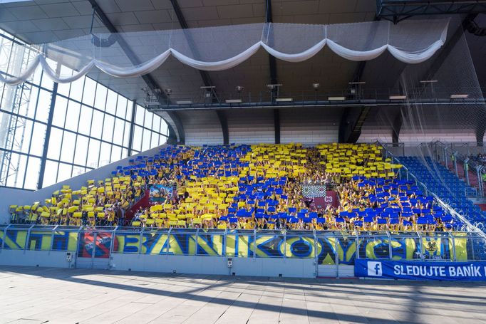 fotbal, Fortuna:Liga 2018/2019, Ostrava - Opava, fanoušci Opavy