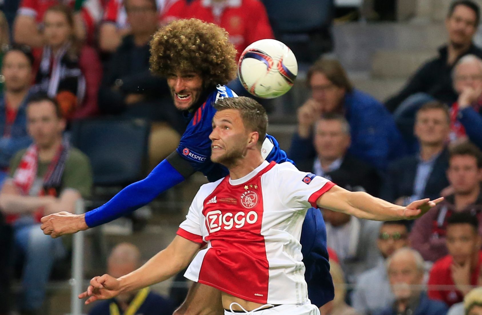 Finále Evropské ligy mezi Manchesterem United a Ajaxem Amsterdam
