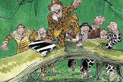 V češtině vychází komiks Dobrodružství Jeronýma Moucherota s humorem Woody Allena či Monty Pythonů