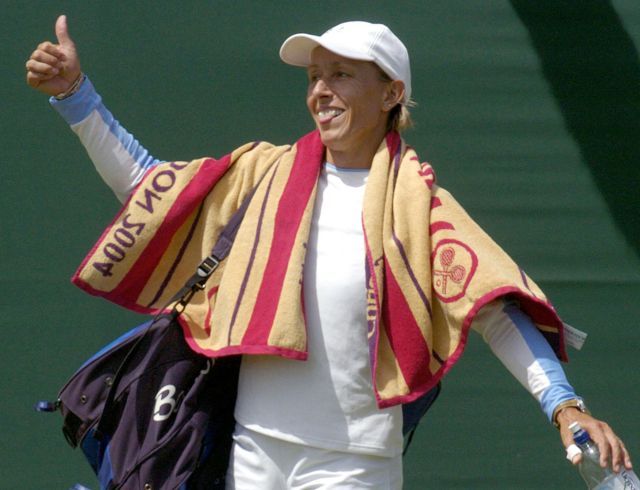 Martina Navrátilová, Wimbledon 2004