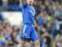 Frank Lampard vstřelil v úterním utkání druhou branku Chelsea.