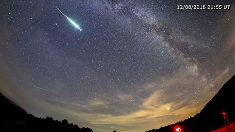 Nejjasnější meteor. Na nebi byl vidět více než hodinu