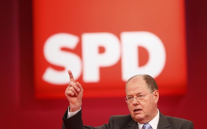 Jednoznačná volba. Peer Steinbrück dostal přes 93 % hlasů.