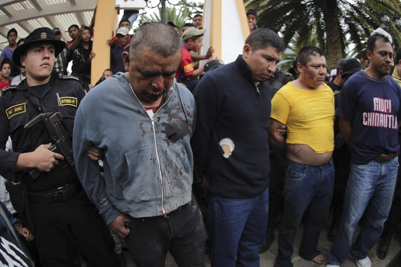 Foto: Lynčování v Guatemale