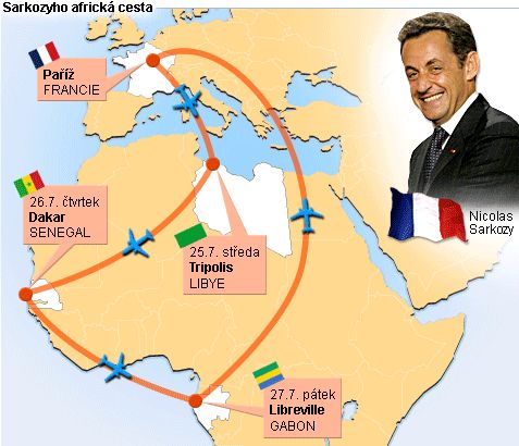 Sarkozy v Africe