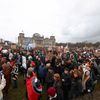 Německo, protesty, demonstrace, Merz