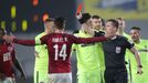 Sparta - Zbrojovka Brno: Vyloučení Kryštůfka (rozhodčí Ondřej Pechanec)