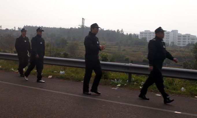 Čínští policisté (ilustrační foto).