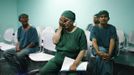 Patients wait to receive anesthesia before undergoing surgeries to remove their cataracts at the Tilganga Eye Center in Kathmandu April 25, 2012. About 150,000 of Nepal's 26.6 million people are estimated to be blind in both eyes, most of them with cataracts. Picture taken April 25, 2012. REUTERS/Navesh Chitrakar (NEPAL - Tags: HEALTH SOCIETY POVERTY) Published: Kvě. 2, 2012, 4:55 dop.