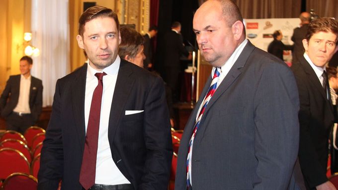 Miroslav Pelta s Dušanem Svobodou, jehož podporuje v místopředsednické volbě