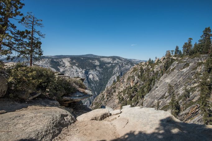 Taft Point v Yosemitském parku