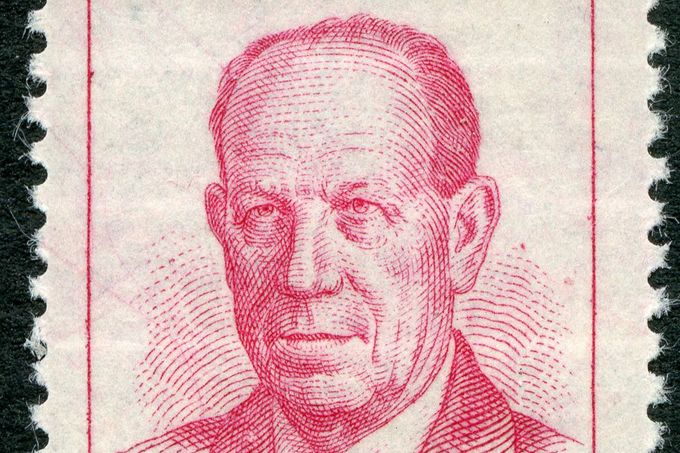 Prezident Antonín Zápotocký na známce