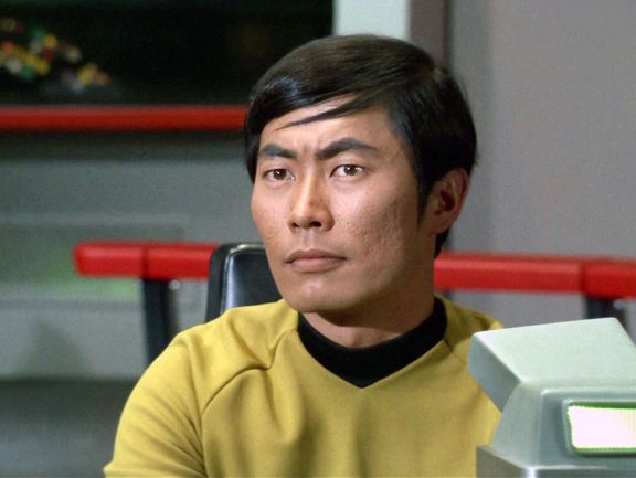 George Takei jako poručík Sulu ve Star Treku.