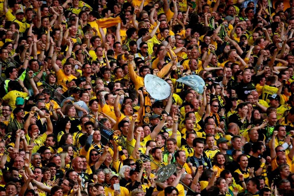 Borussia Dortmund - Fanoušci slaví titul