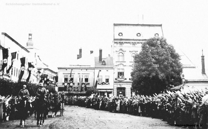 Vyhnání Němců z Lanškrouna. Květen 1945.