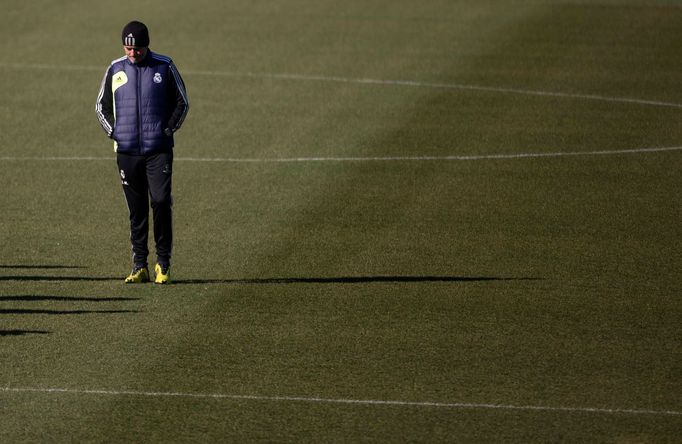 Tréninky na osmifinále LM 2013: José Mourinho