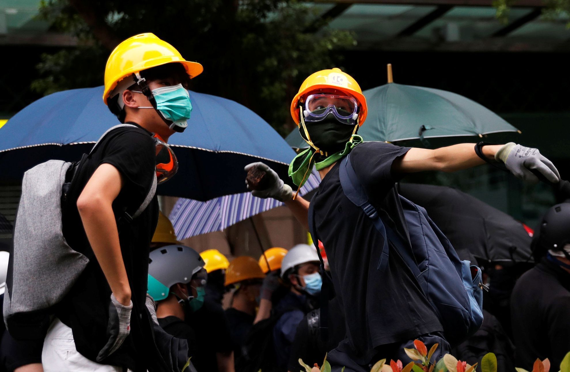 Protesty, Hongkong, 4. 8. 2019