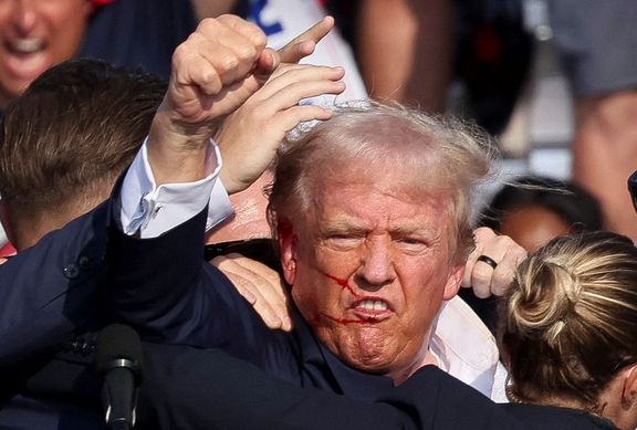 The bullet injured Donald Trump's upper right ear.