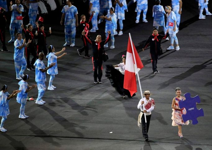 Zahajovací ceremoniál paralympiády 2016 - Peru